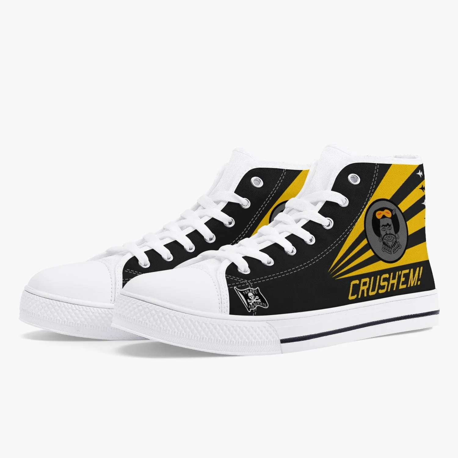 80th Fighter Squadron High Top Canvas Shoes