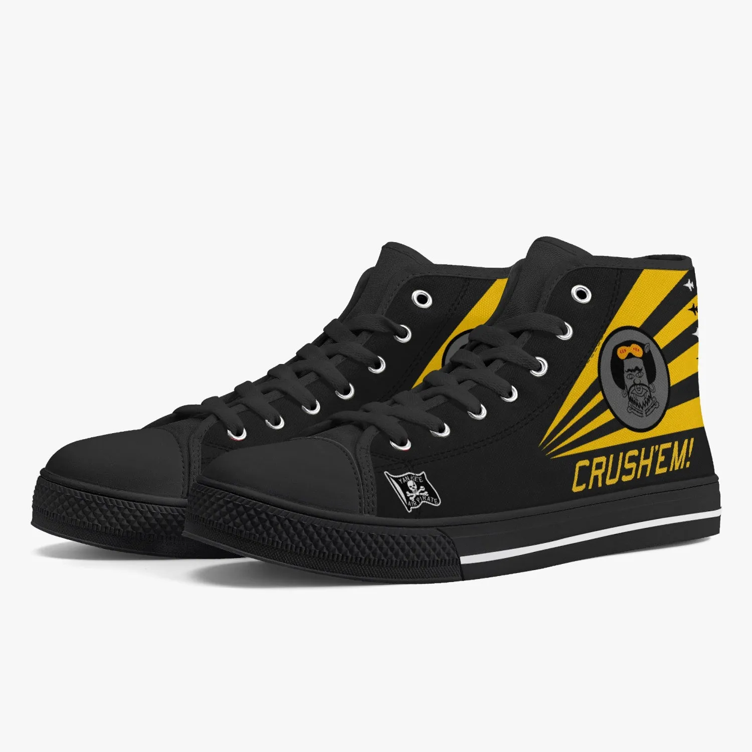 80th Fighter Squadron High Top Canvas Shoes