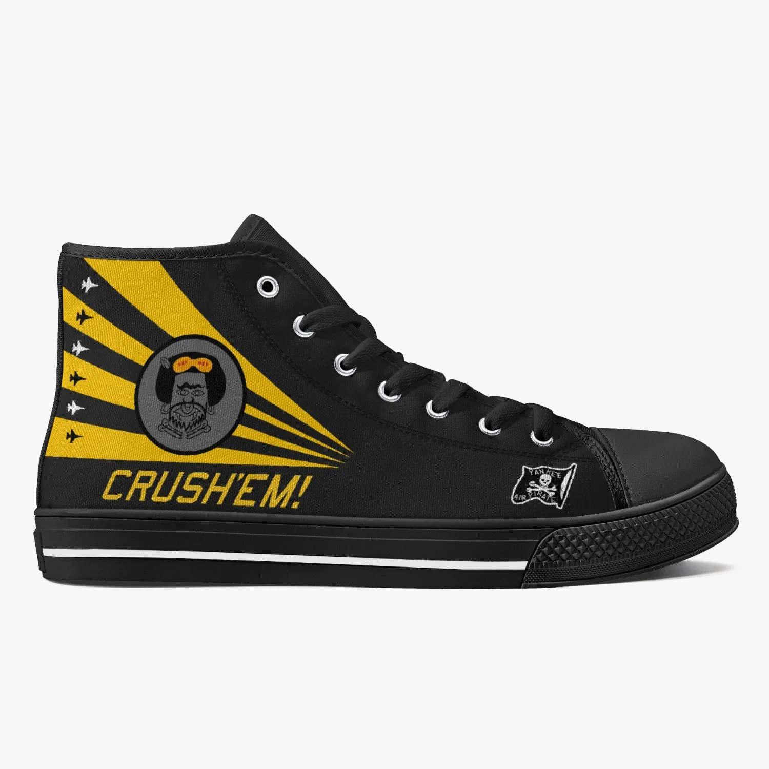 80th Fighter Squadron High Top Canvas Shoes
