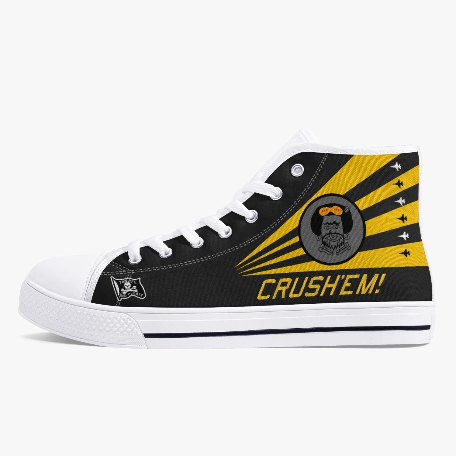 80th Fighter Squadron High Top Canvas Shoes