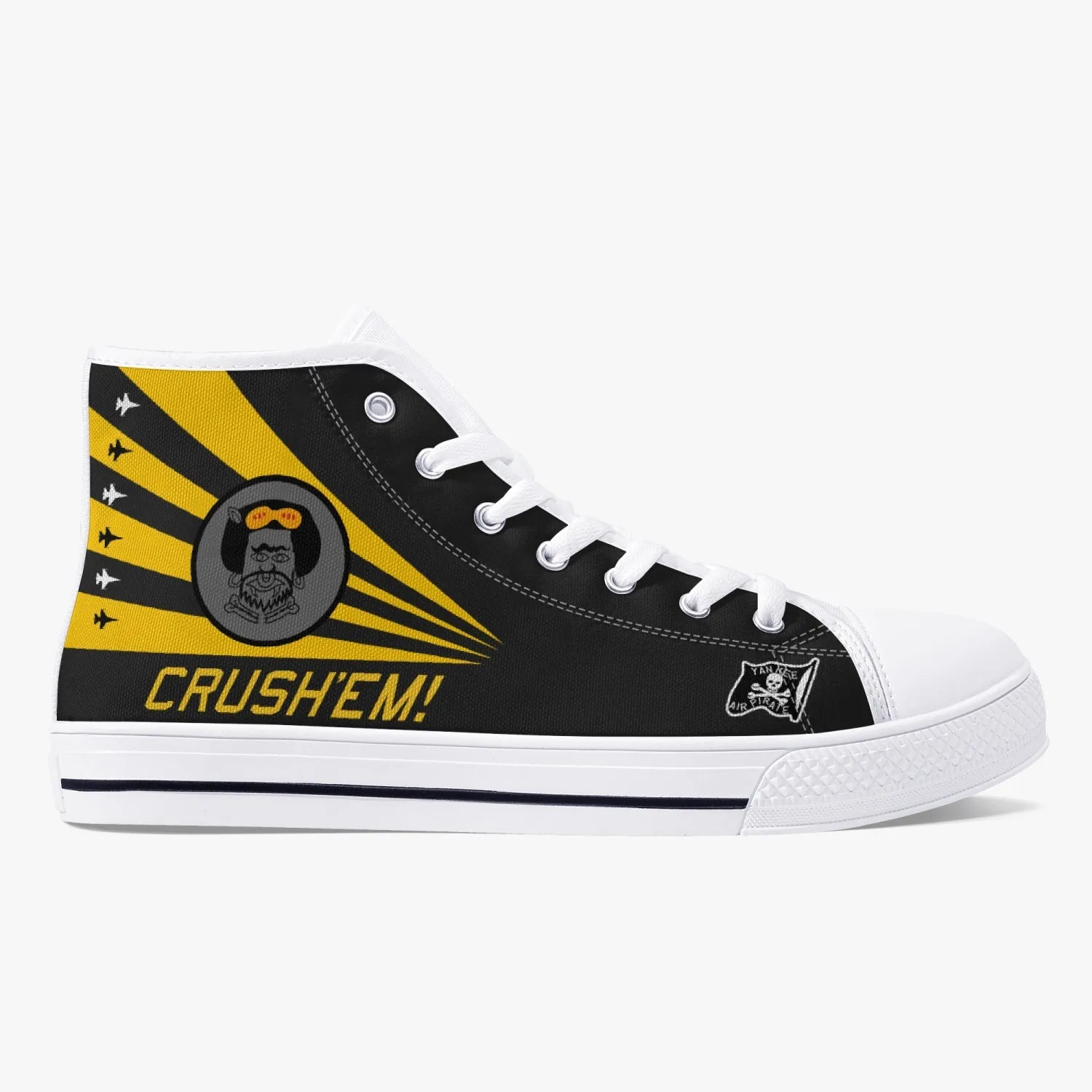 80th Fighter Squadron High Top Canvas Shoes