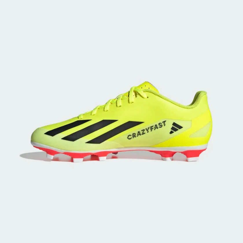 ADIDAS X CRAZYFAST CLUB FLEXIBLE GROUND BOOTS - YELLOW