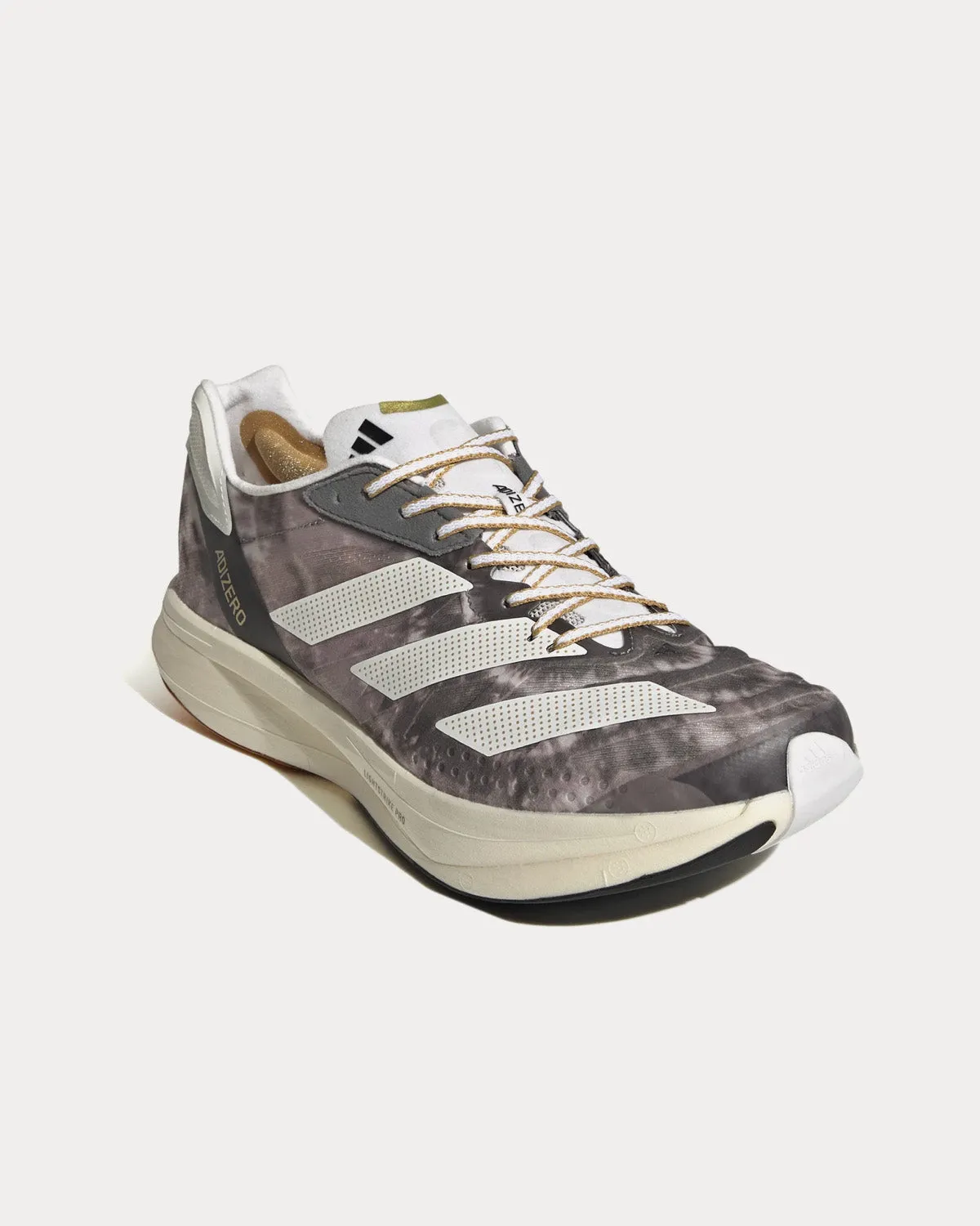 Adios Pro 2.0 TME Cloud White / Gold Metallic / Grey One Running Shoes