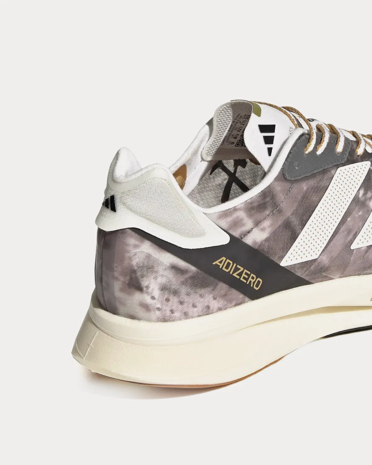 Adios Pro 2.0 TME Cloud White / Gold Metallic / Grey One Running Shoes