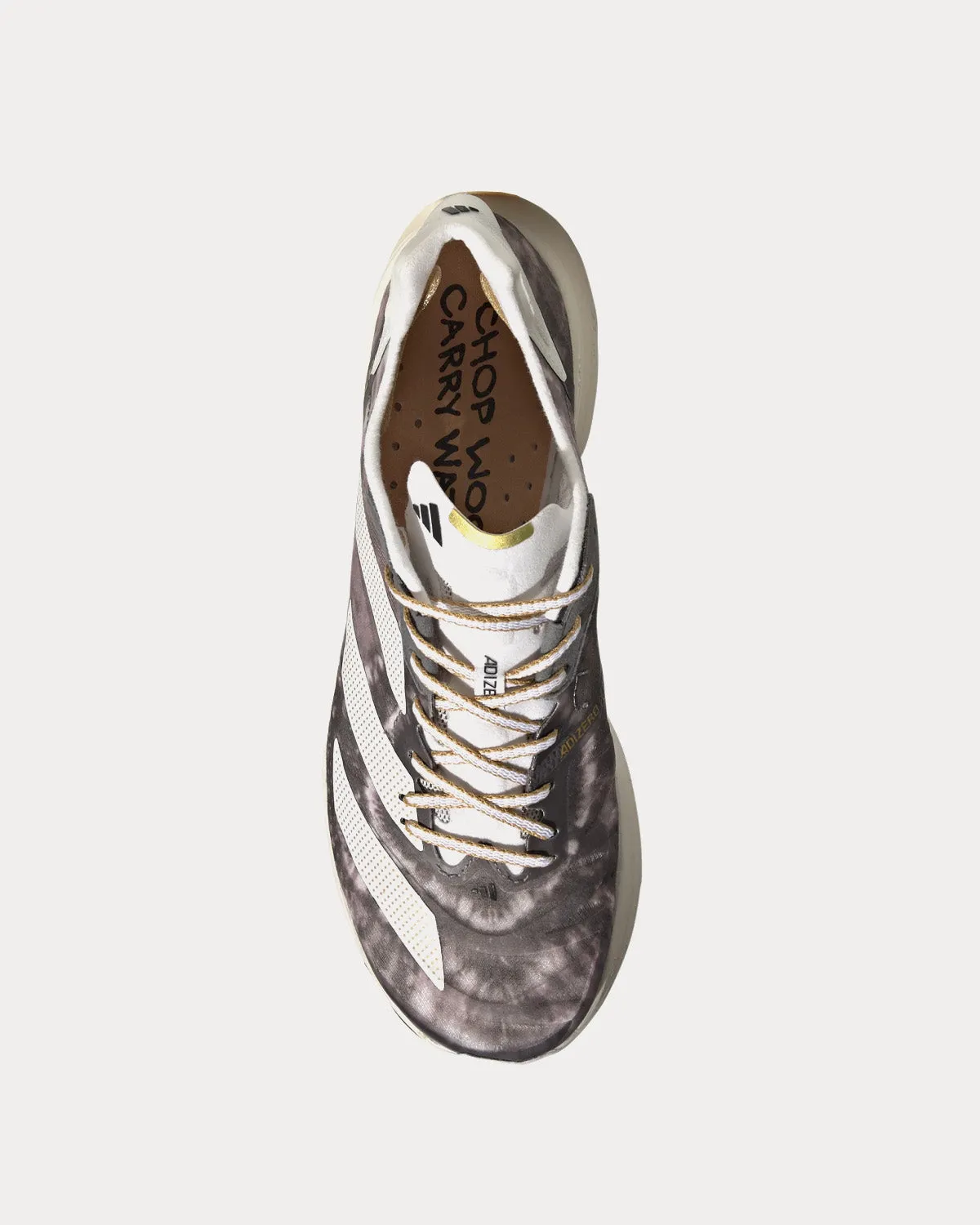 Adios Pro 2.0 TME Cloud White / Gold Metallic / Grey One Running Shoes