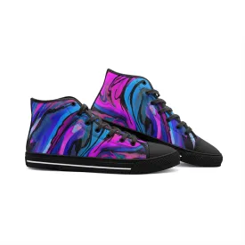 Aurora Borealis Unisex High Top Canvas Shoes