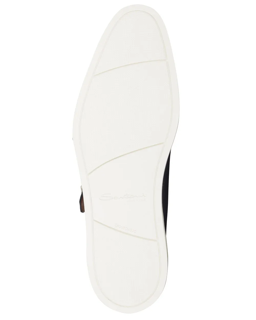 Bankable Navy Suede Double Monk Strap Sneaker