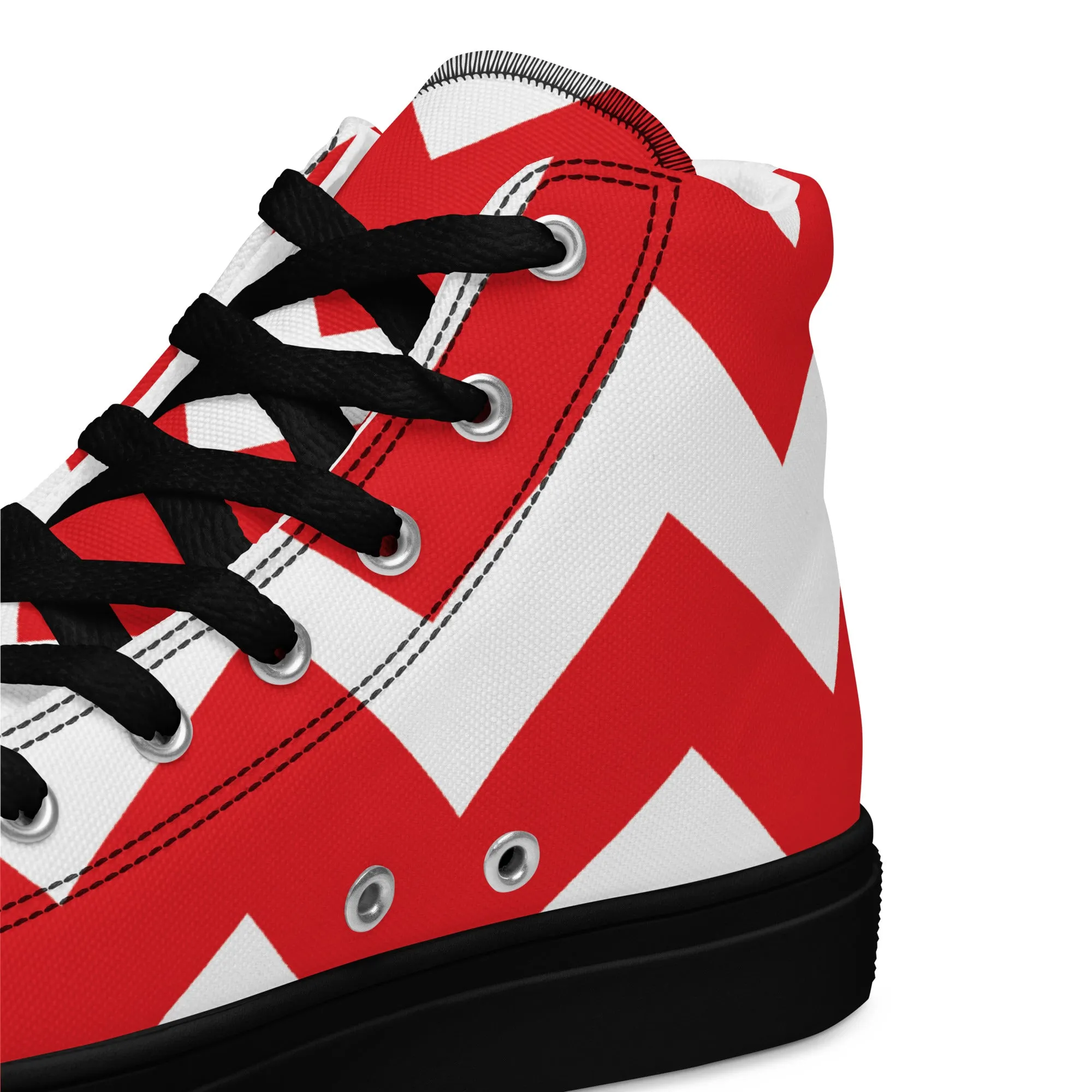 BE PATIENT Men’s High Top Canvas Shoes