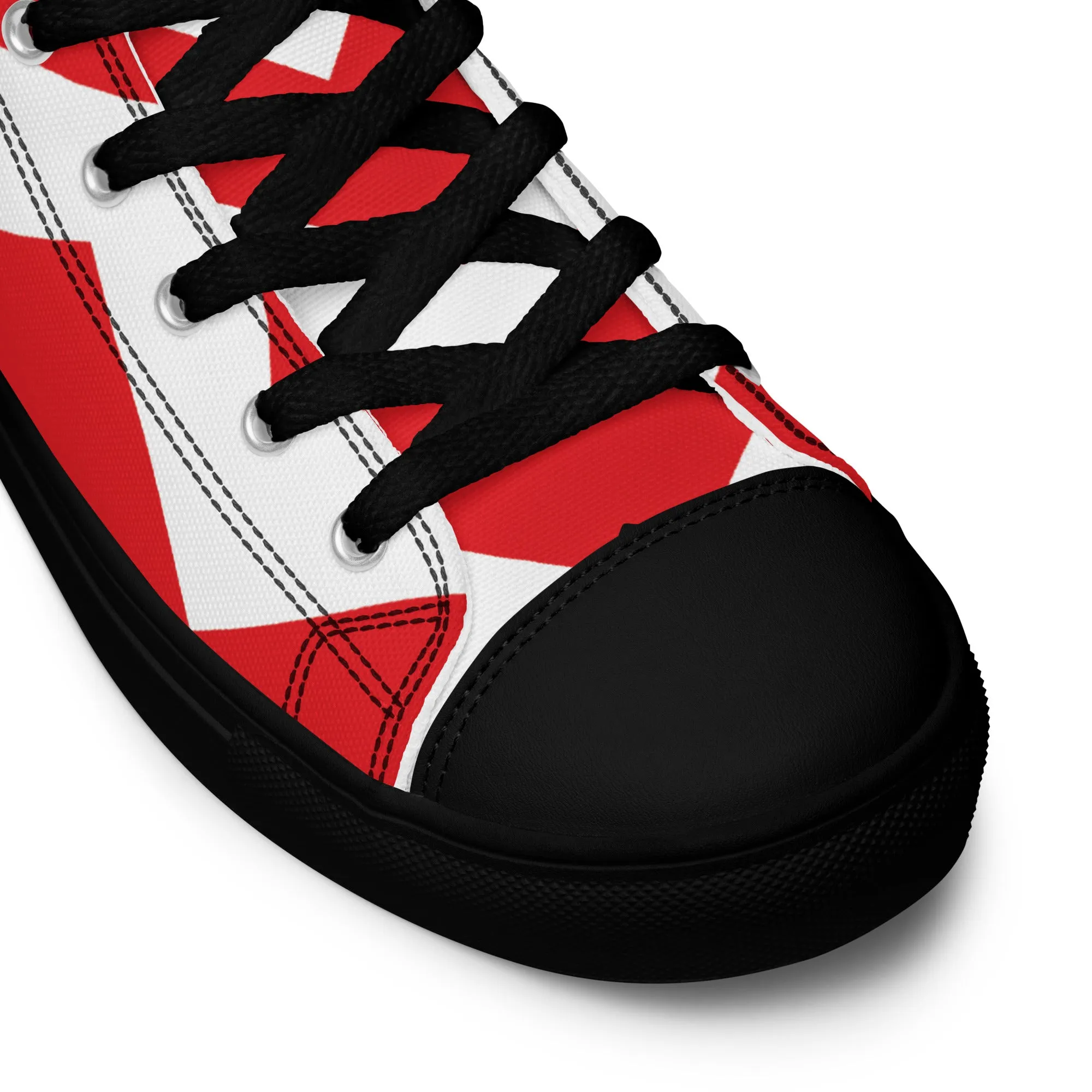 BE PATIENT Men’s High Top Canvas Shoes