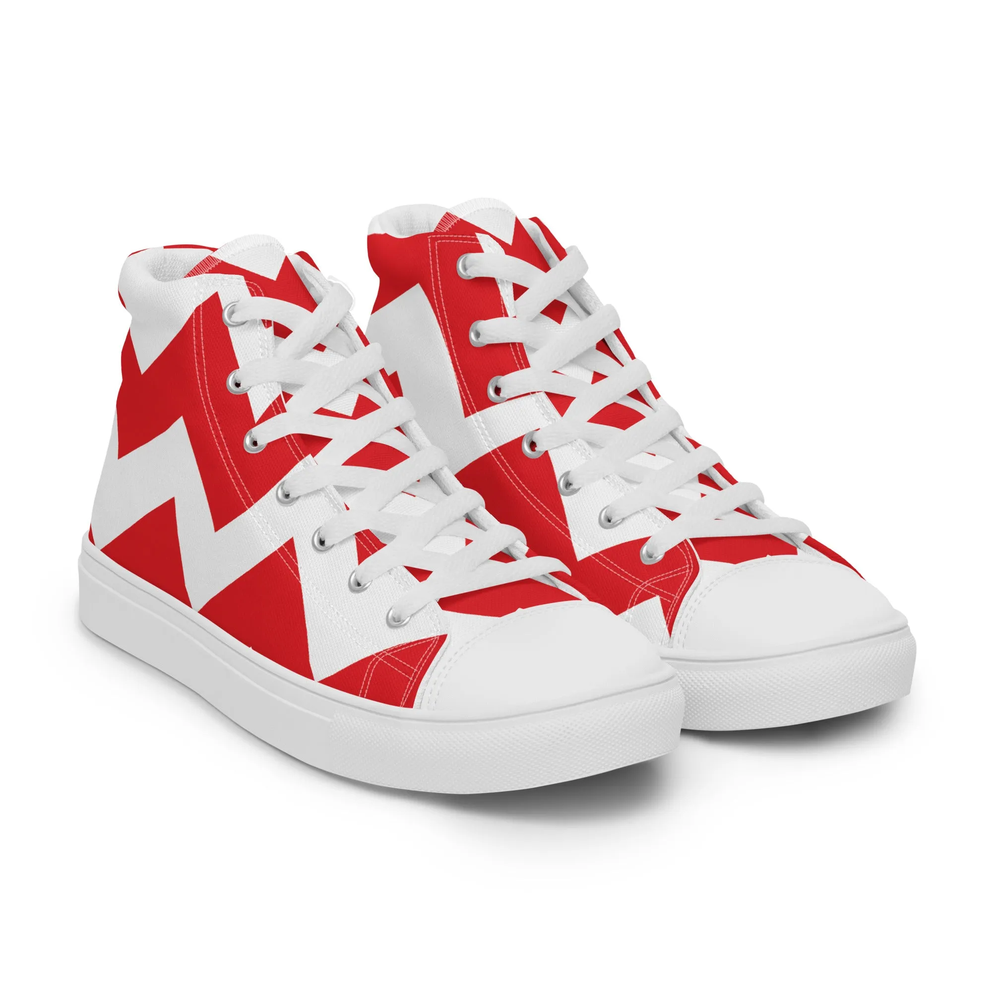 BE PATIENT Men’s High Top Canvas Shoes