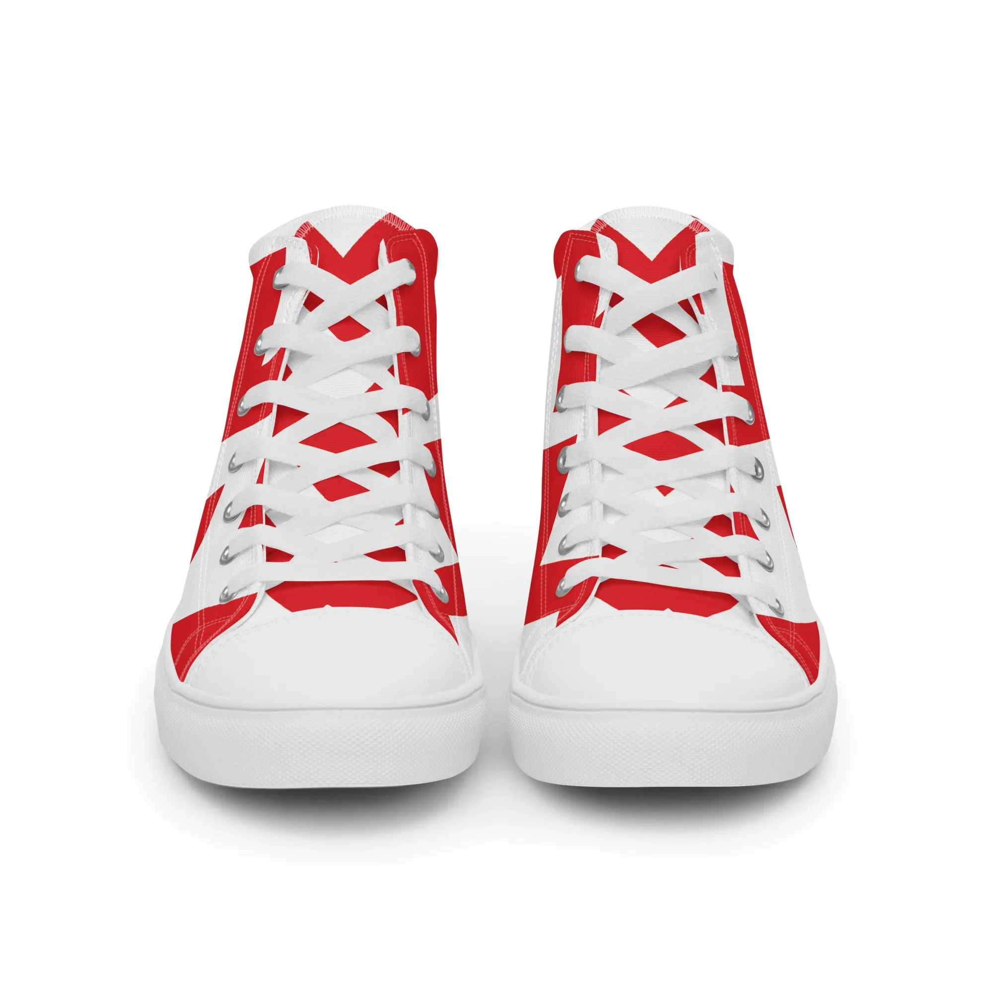 BE PATIENT Men’s High Top Canvas Shoes