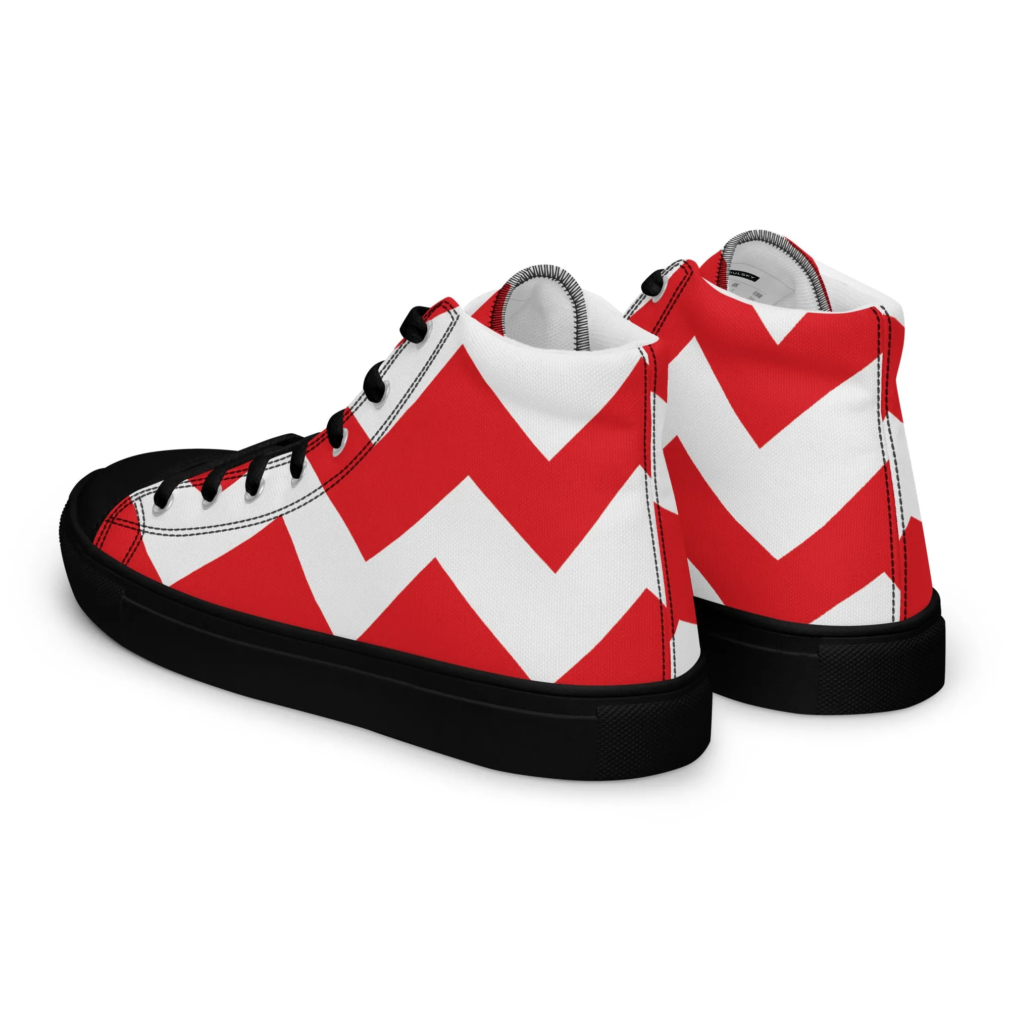 BE PATIENT Men’s High Top Canvas Shoes