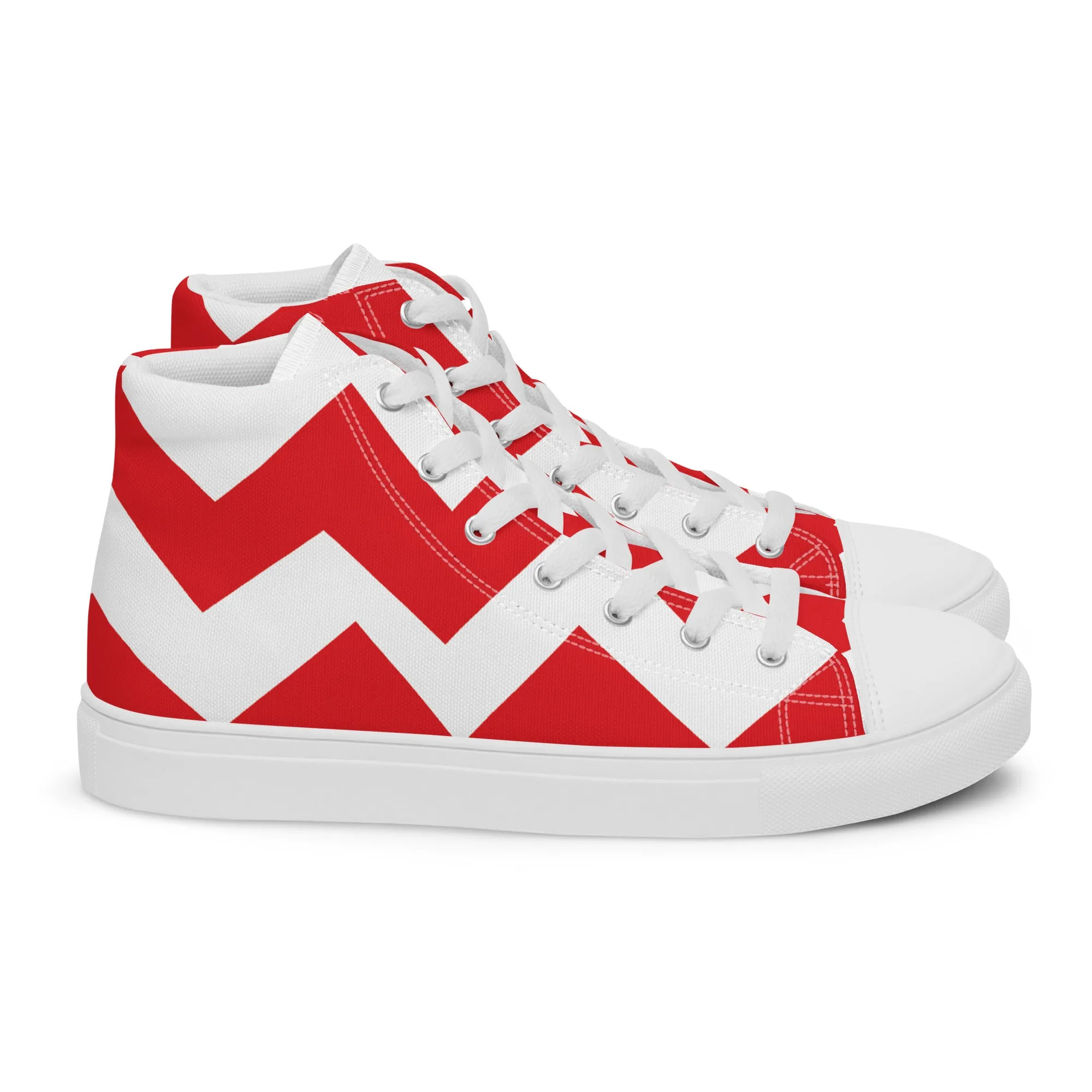 BE PATIENT Men’s High Top Canvas Shoes