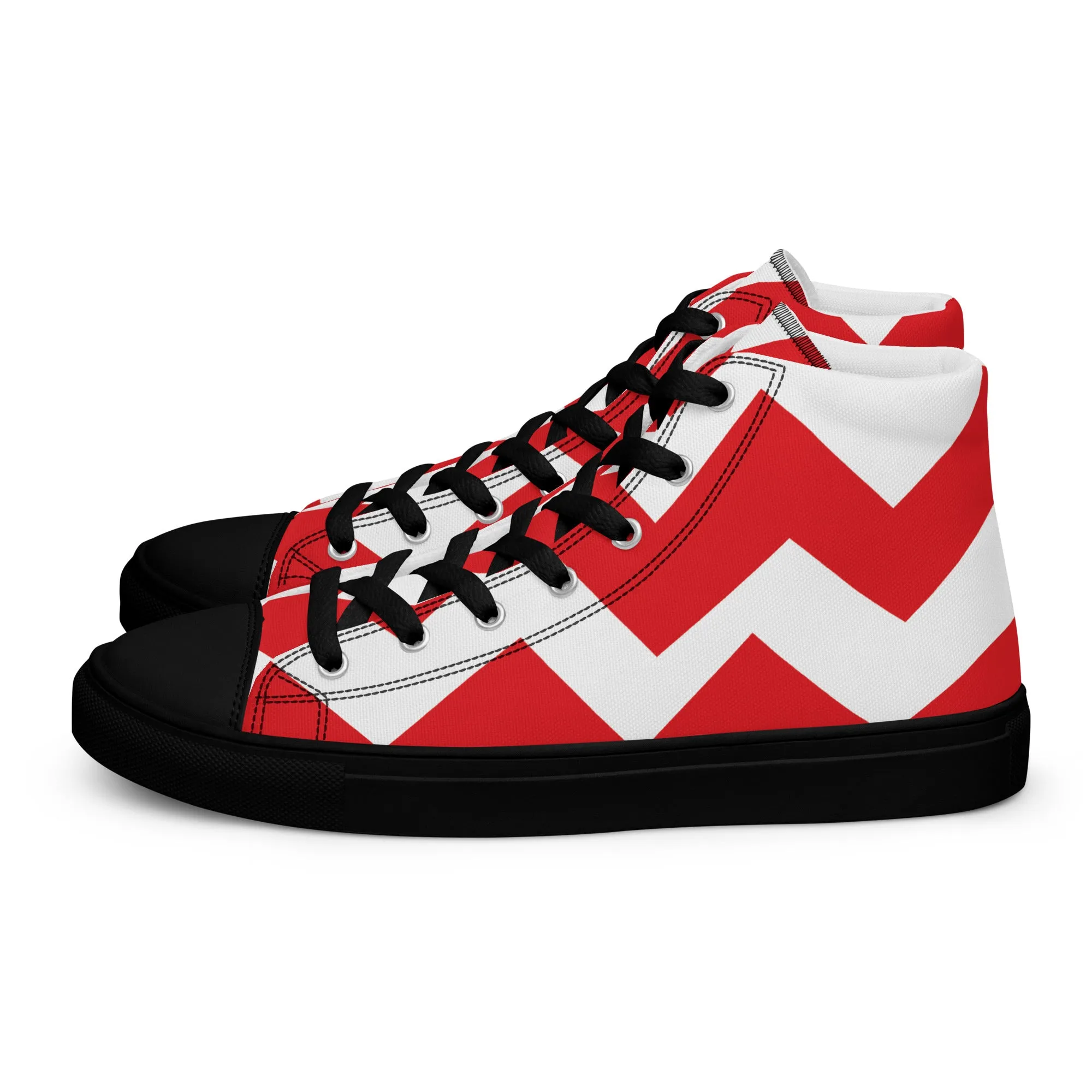 BE PATIENT Men’s High Top Canvas Shoes