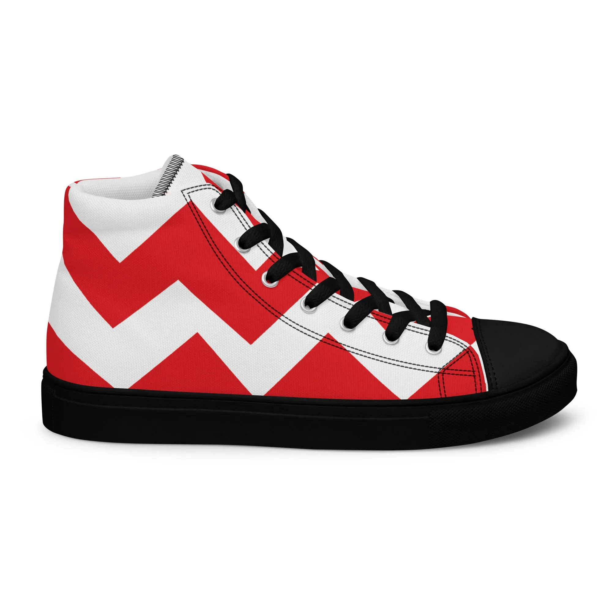 BE PATIENT Men’s High Top Canvas Shoes
