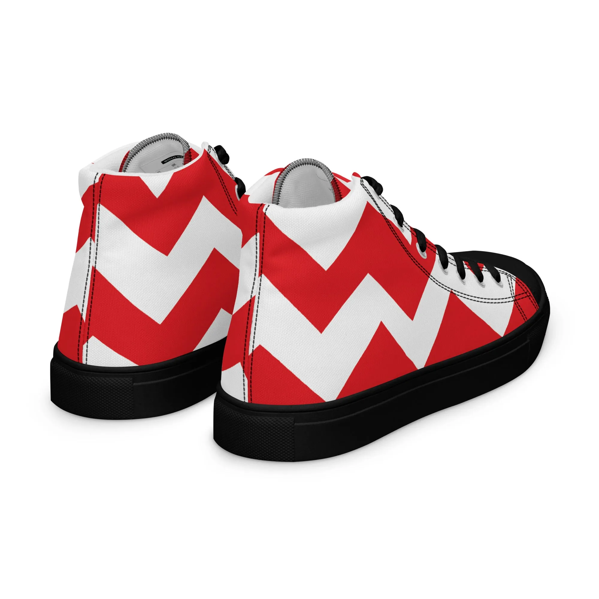 BE PATIENT Men’s High Top Canvas Shoes