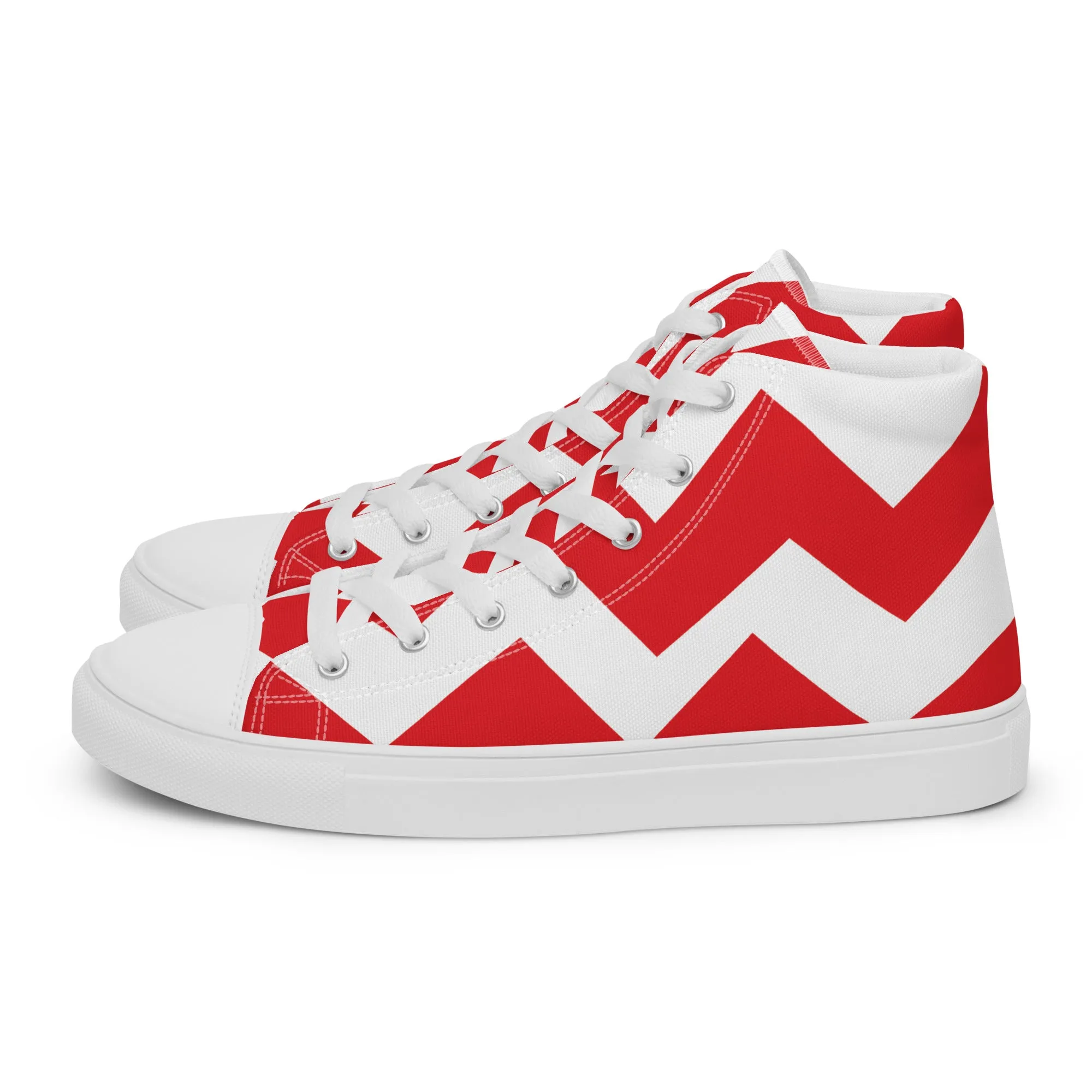 BE PATIENT Men’s High Top Canvas Shoes
