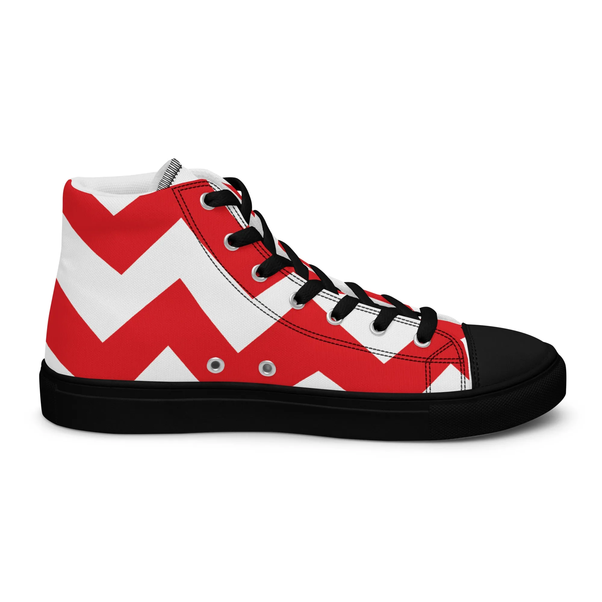 BE PATIENT Men’s High Top Canvas Shoes