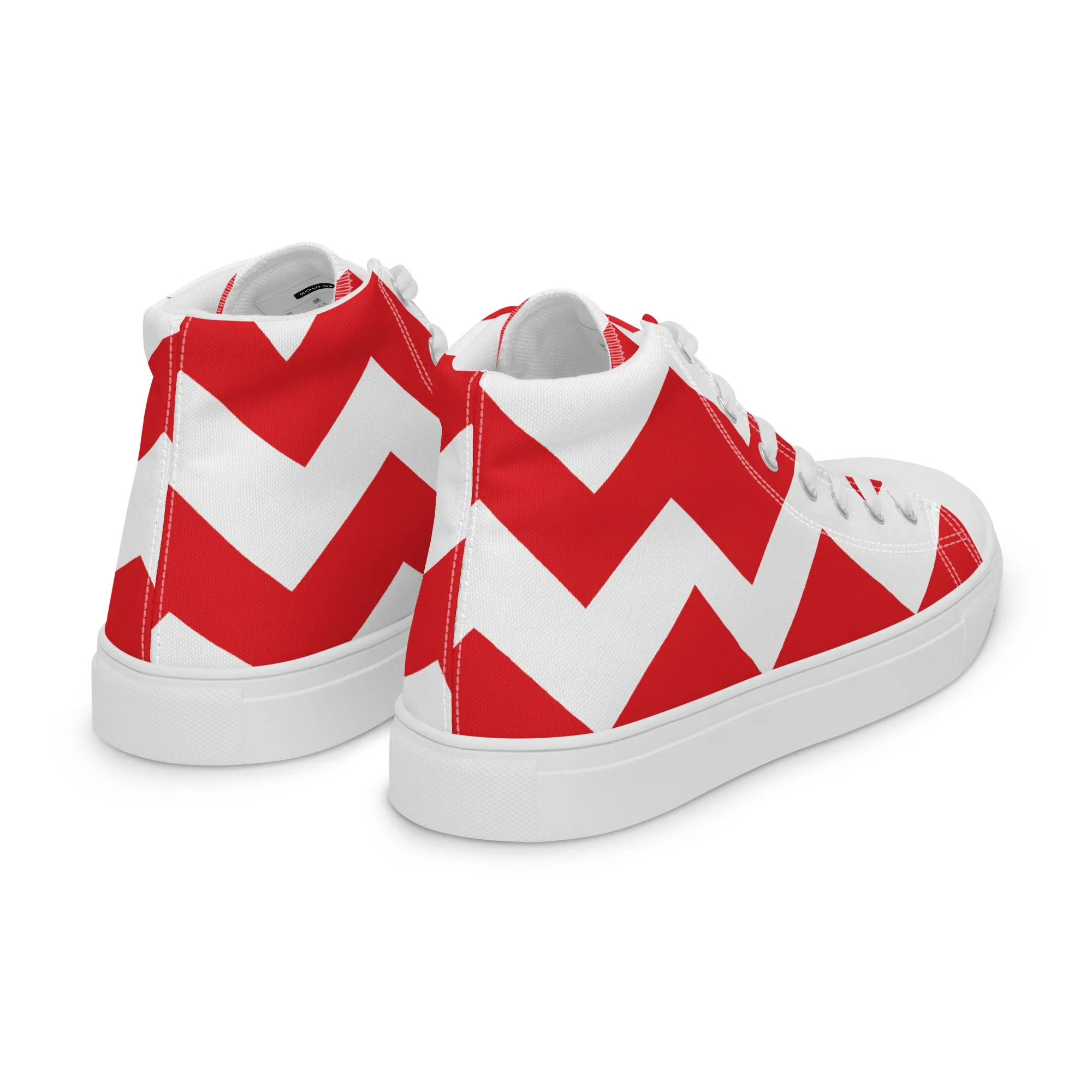 BE PATIENT Men’s High Top Canvas Shoes