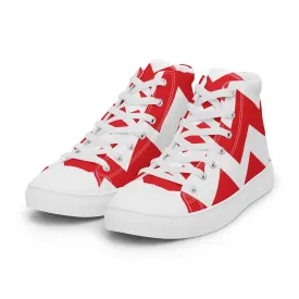 BE PATIENT Men’s High Top Canvas Shoes