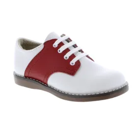Cheer Oxford Shoes- White/Red