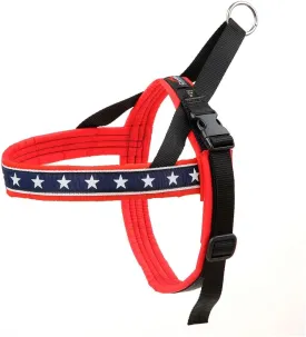 ComfortFlex Patriotic Dog Harness  Fully Padded, Adjustable, Lightweight No-Choke, No-Pull, Non-Chafing Design for Active Dogs, Enhanced Control, Made in The USA - XLarge, The Patriot