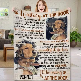 Customized Memory Blankets with Photos - Personalized Picture Pet Loss Memorial Soft Throw Blankets - Bereavement Gift for Dog Lovers - Made in USA