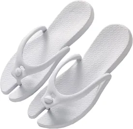 Foldable Travel Slippers for Men & Women  Non-Slip Waterproof Shower Flip Flops, Quick Dry Pool Sandals, Lightweight Portable Beach & Camp Slides, Comfortable & Durable EVA Shower Shoes Blue