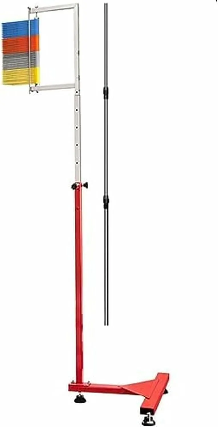 Free-Standing Jump Measurement TesterAdults Vertical Jump Tester, 1.7-3.6m Adjustable Vertical Jump Trainer for Basketball, Youth Vertical Jump Tester Measurer Pole, Jump Power Measuring~/