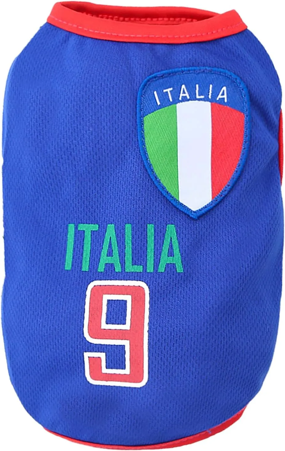 GabeFish Dog World Cup T Shirt Pets Football Jersey Sports Soccer National Team Vest Cat Summer Cool Clothes Apparel Italy X-Small