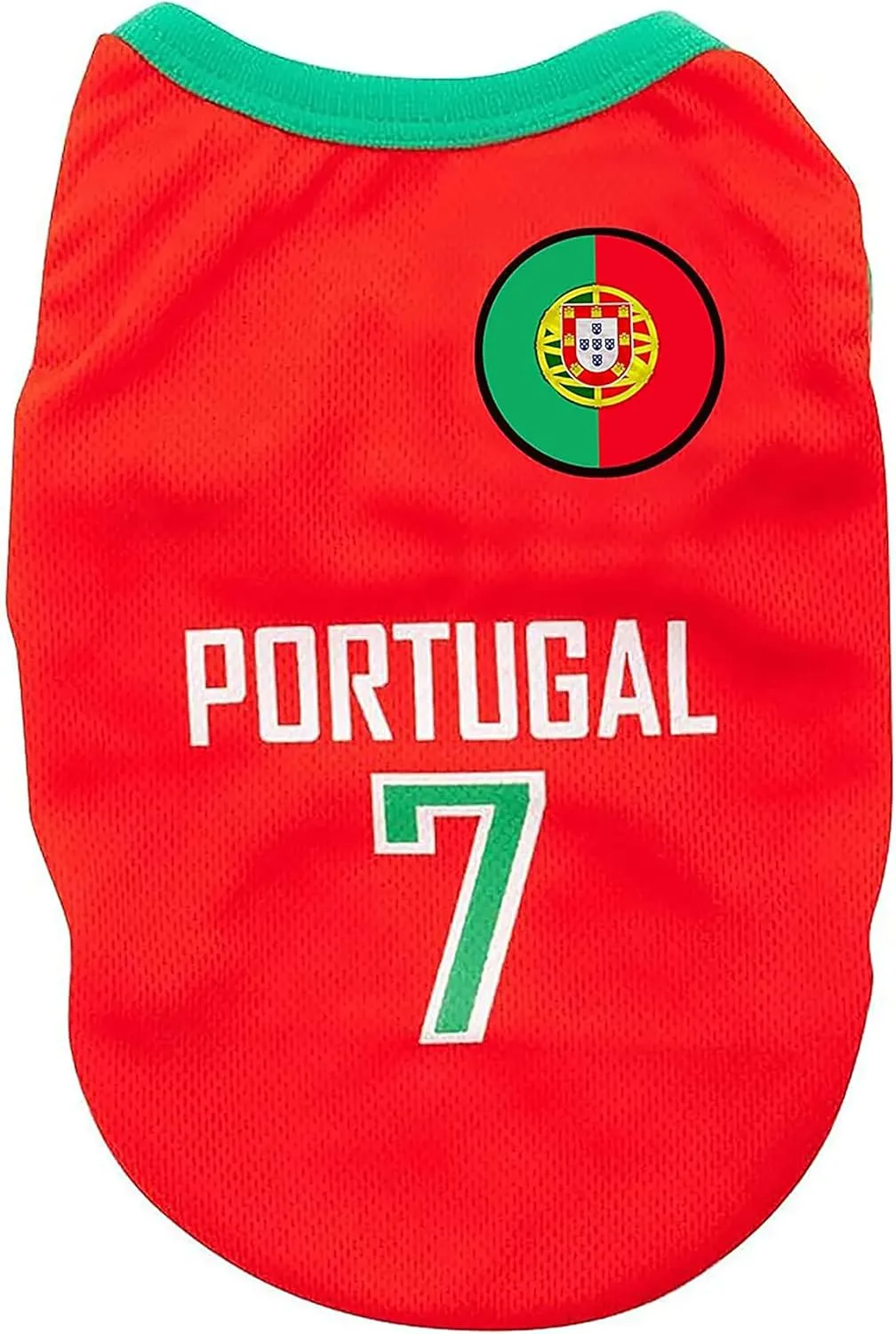 GabeFish Dog World Cup T Shirt Pets Football Jersey Sports Soccer National Team Vest Cat Summer Cool Clothes Apparel Portugal 2X-Large