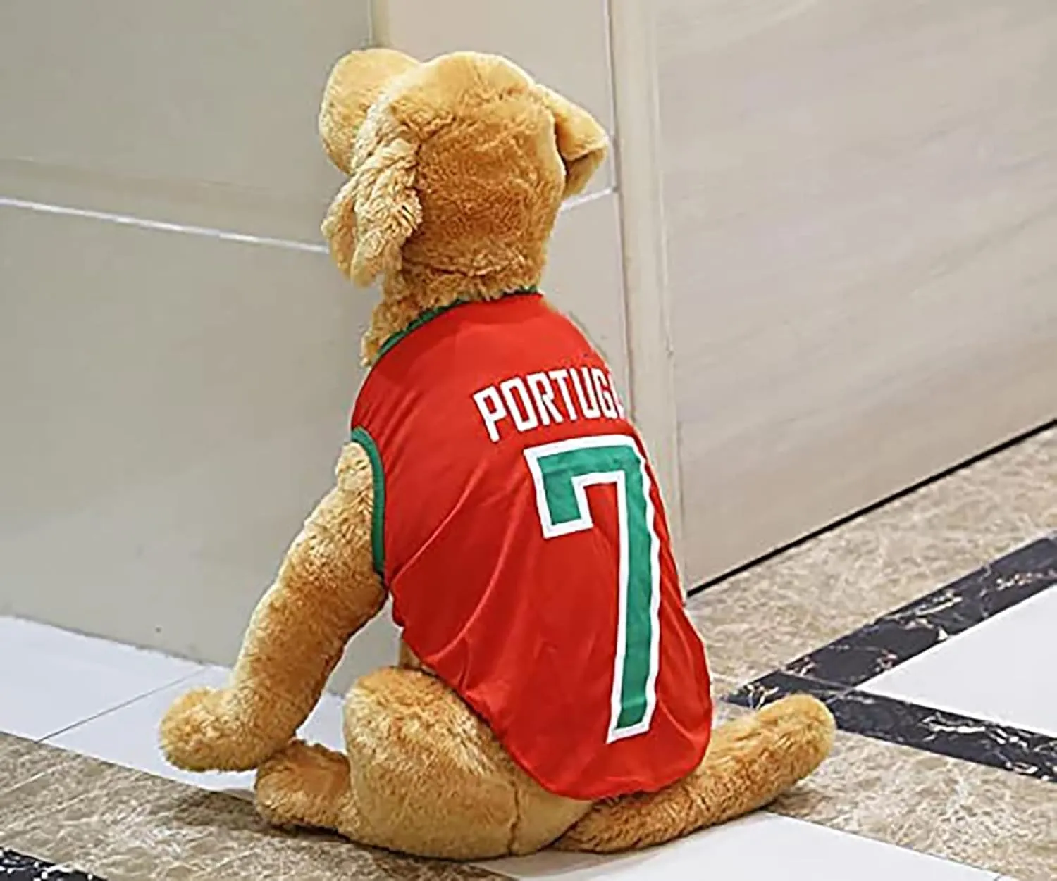 GabeFish Dog World Cup T Shirt Pets Football Jersey Sports Soccer National Team Vest Cat Summer Cool Clothes Apparel Portugal 2X-Large