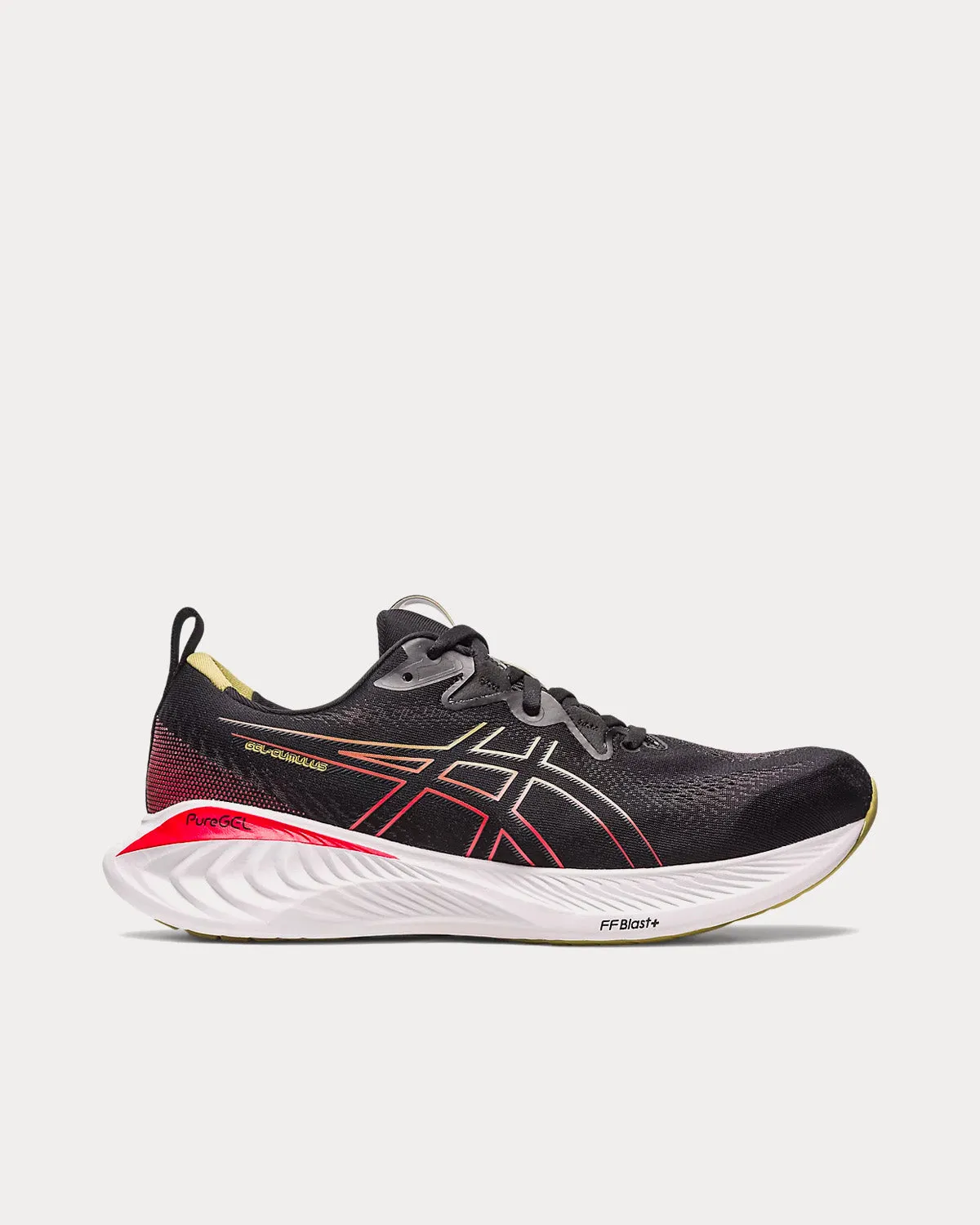 Gel-Cumulus 25 Black / Electric Red Running Shoes