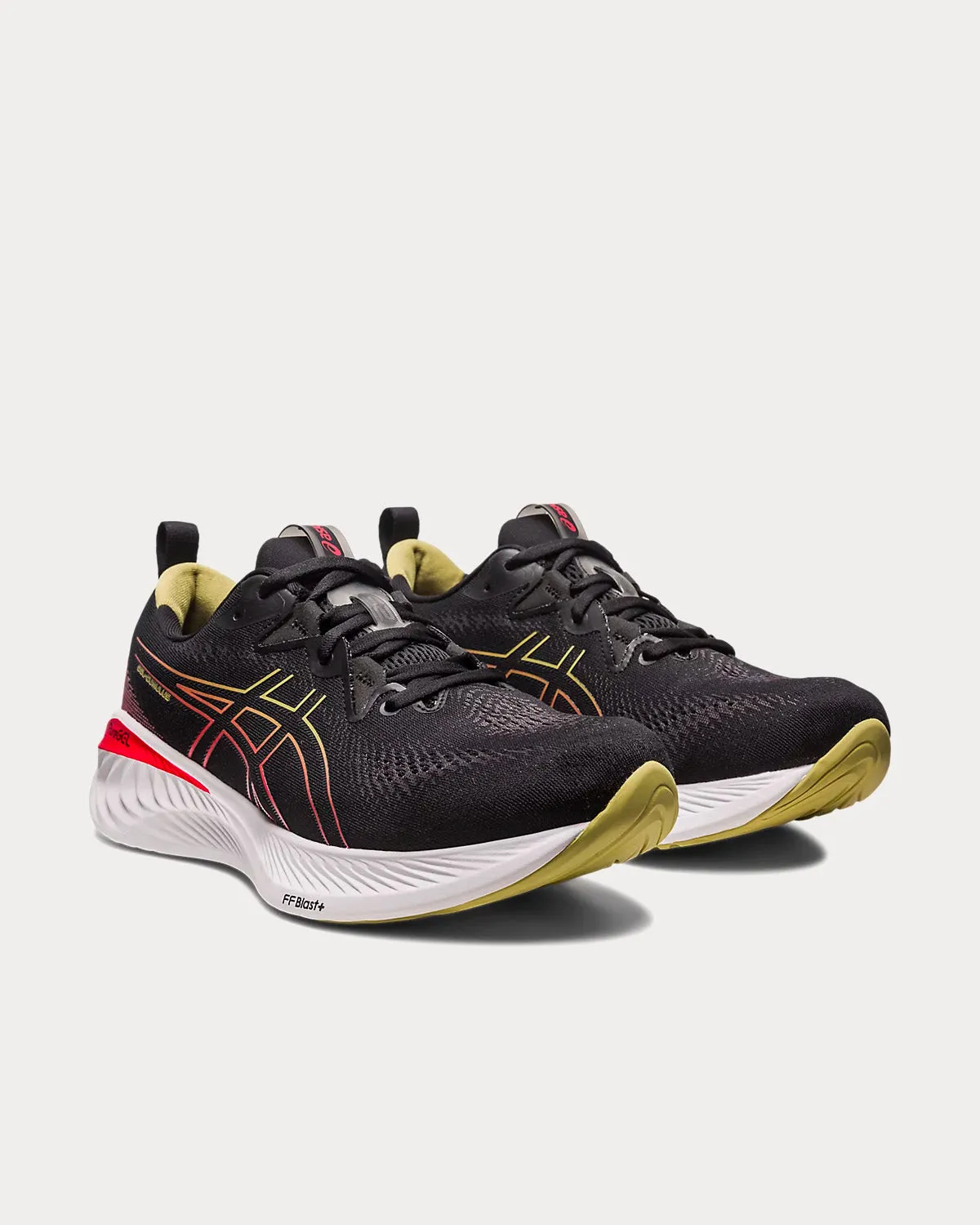 Gel-Cumulus 25 Black / Electric Red Running Shoes