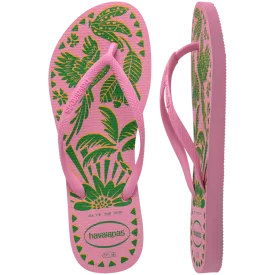 HAVAIANAS Slim Tucano sandal-Pink Lemonade