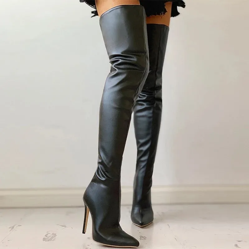 Heather Stylish Over-Knee Boots