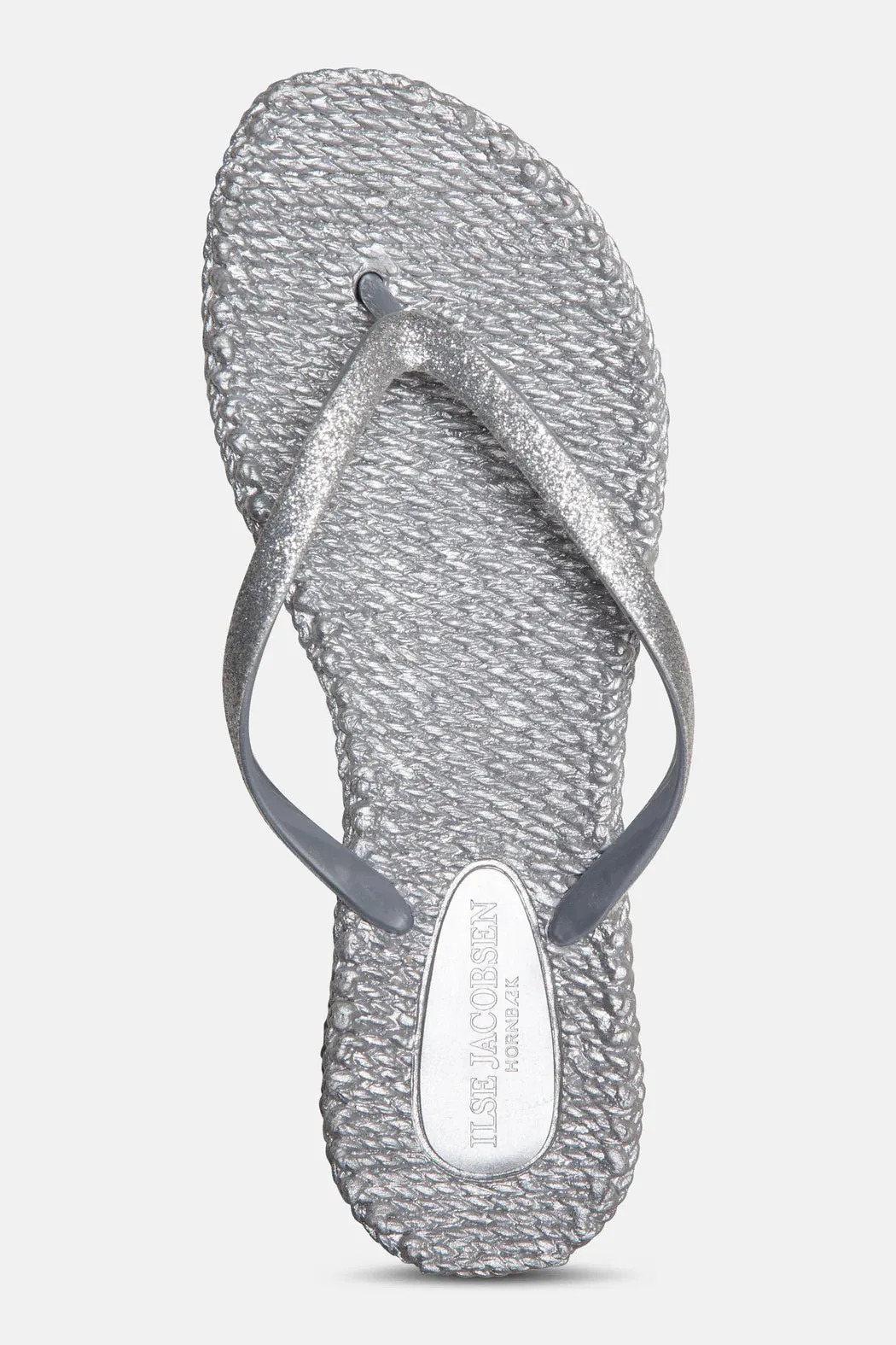 Il Jacobsen Flip Flops with Glitter Silver
