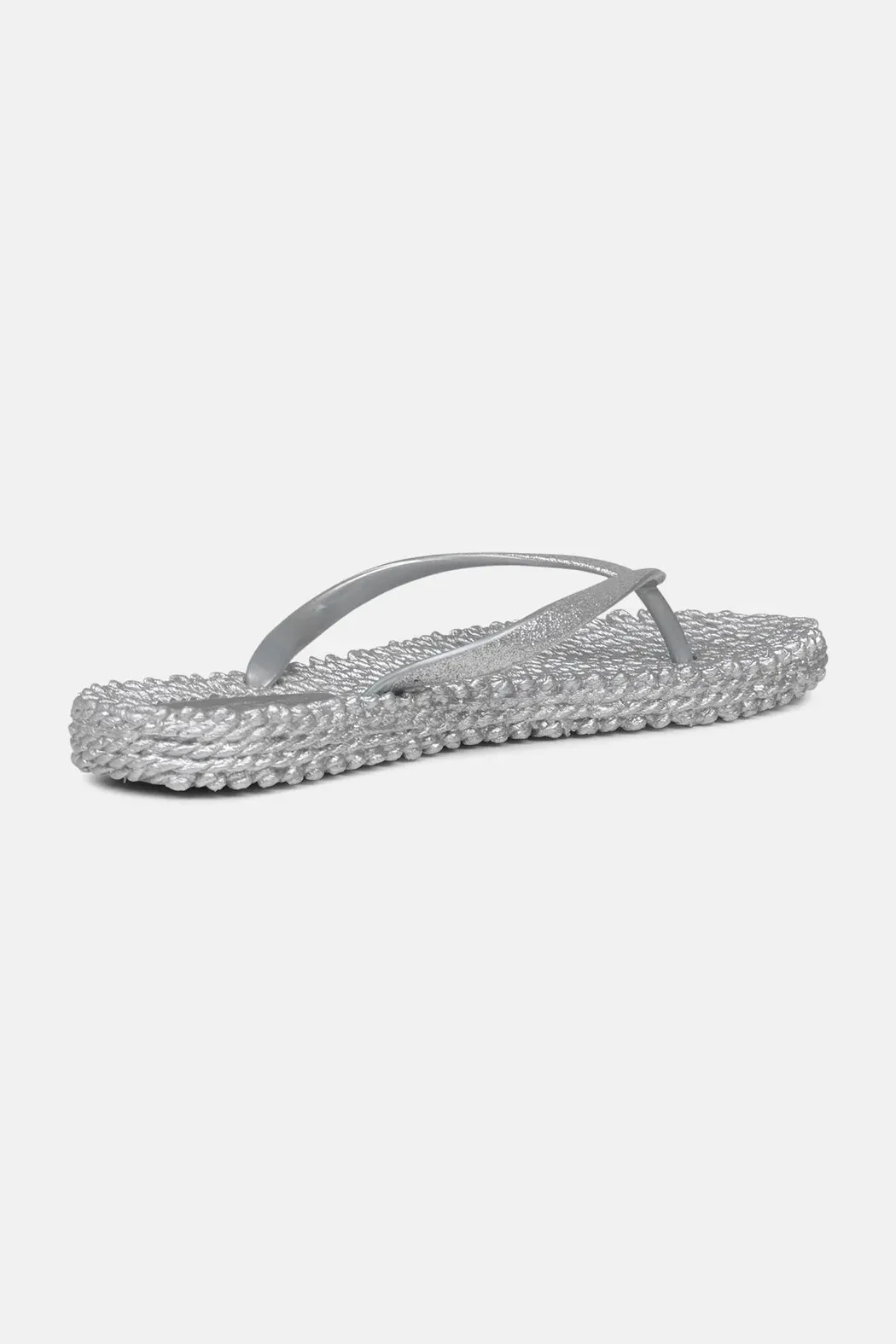 Il Jacobsen Flip Flops with Glitter Silver