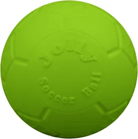 Jolly Pets Medium Soccer Ball Floating-Bouncing Dog Toy, 6 inch Diameter, Apple Green (SB06 GR)