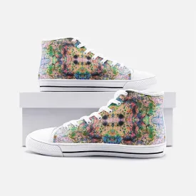 Lurian Wobble Psychedelic Canvas High-Tops