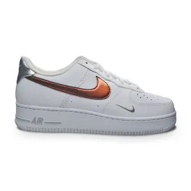 Mens Nike Air Force 1 '07 AF1 FD0654 100 White Picante Red-Wolf Grey Black
