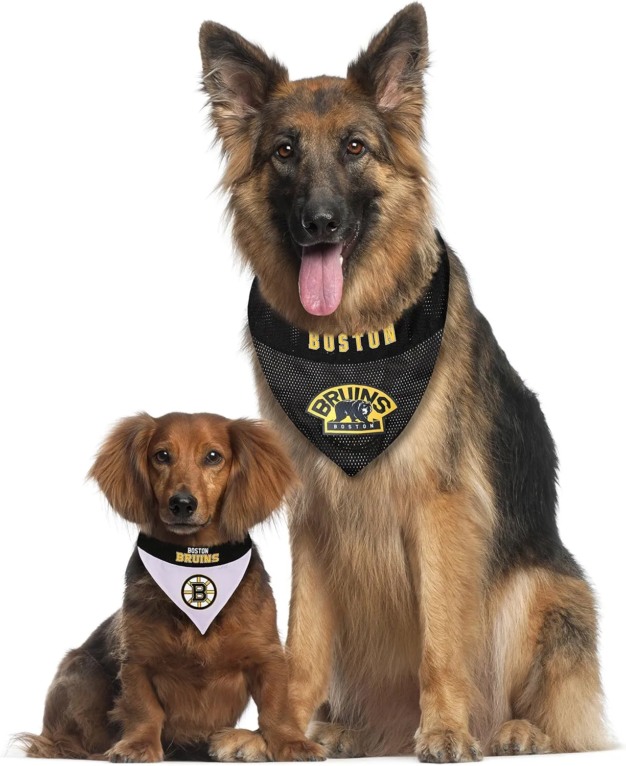NHL Boston Bruins Bandana for Dogs & Cats, Small/Medium. - Cute & Stylish Bandana! The Perfect Hockey Fan Scarf Bandana, Great for Birthdays Or Any Party!