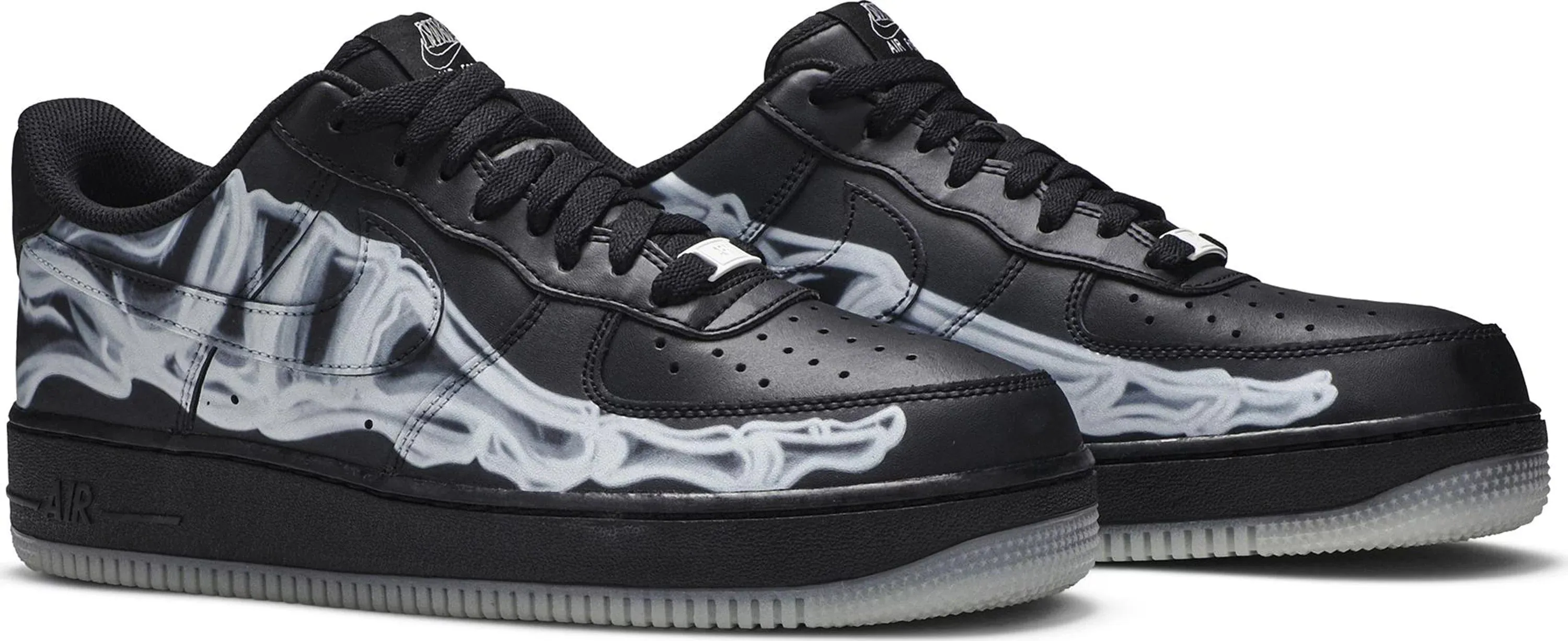 Nike Air Force 1 Low Black Skeleton Halloween (2019)