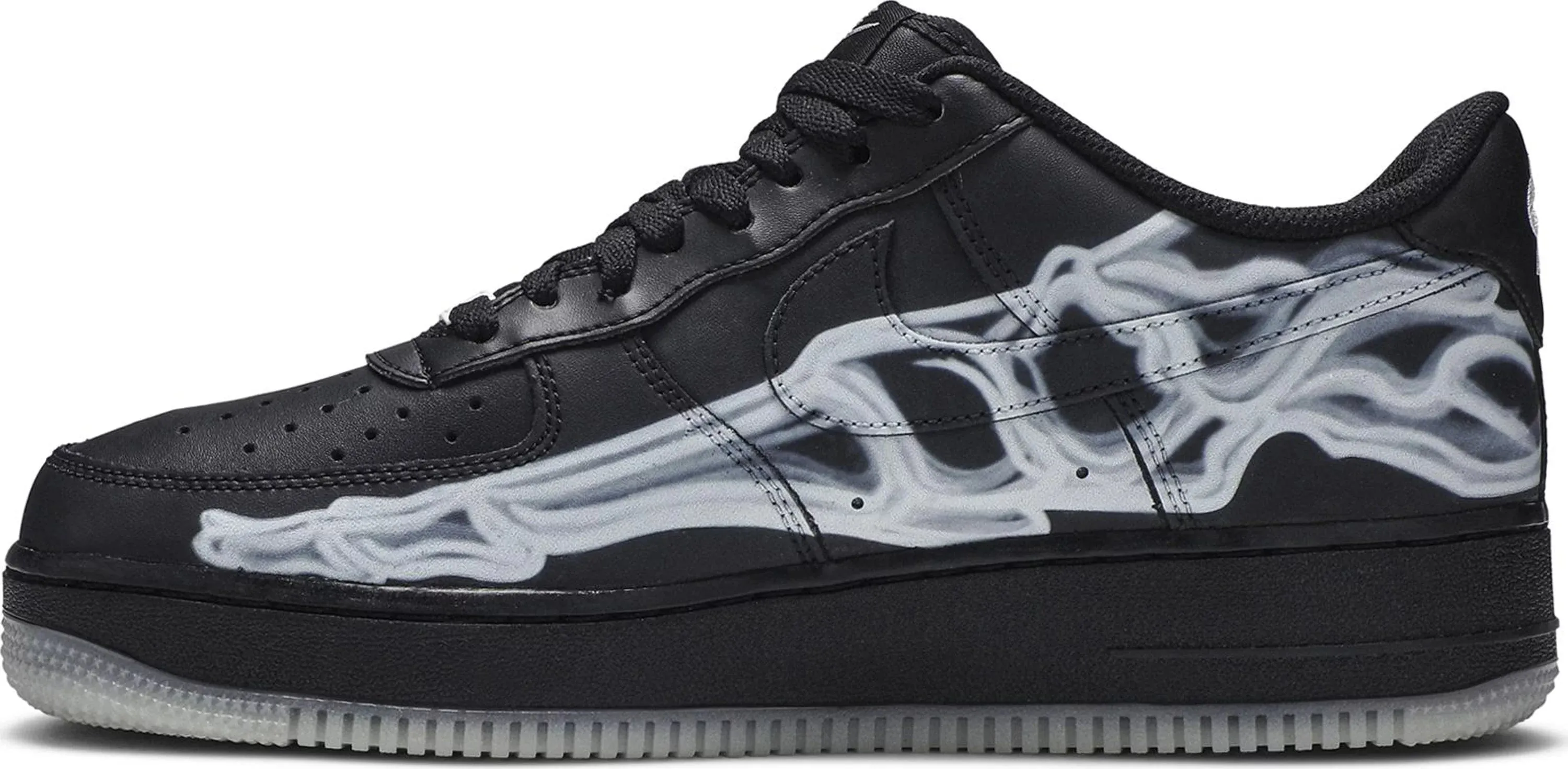 Nike Air Force 1 Low Black Skeleton Halloween (2019)