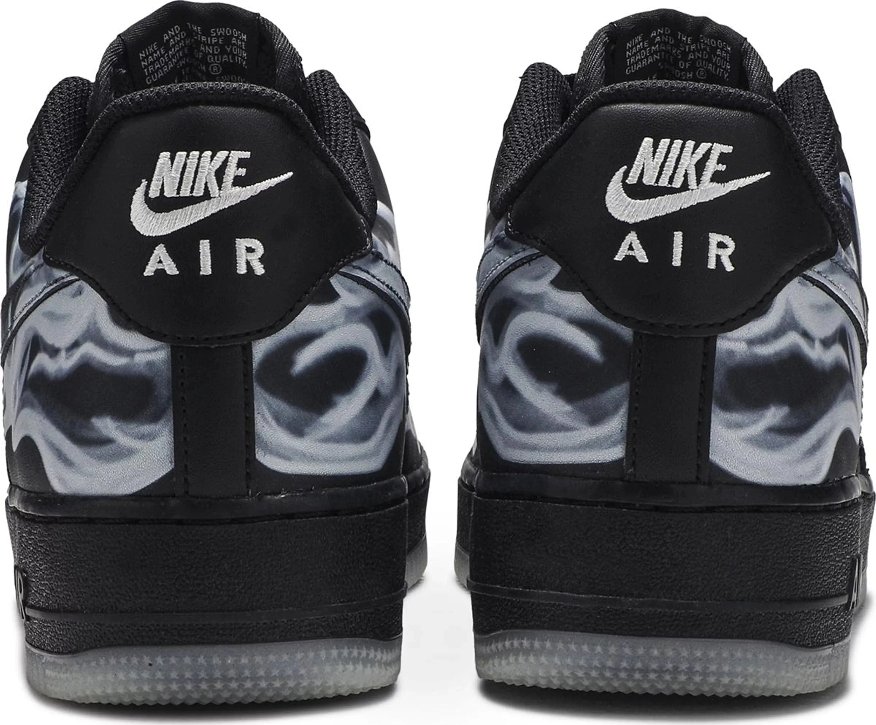 Nike Air Force 1 Low Black Skeleton Halloween (2019)