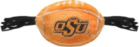 Pets First NCAA OKLAHOMA STATE COWBOYS Catnip Toy in Football Shape with Team Logo in Vibrant Team Color