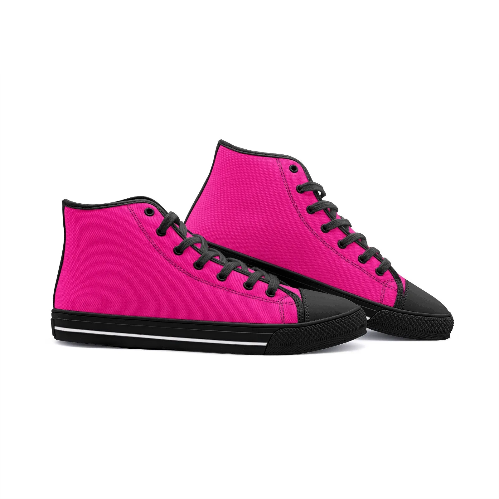 Pinky Unisex High Top Canvas Shoes
