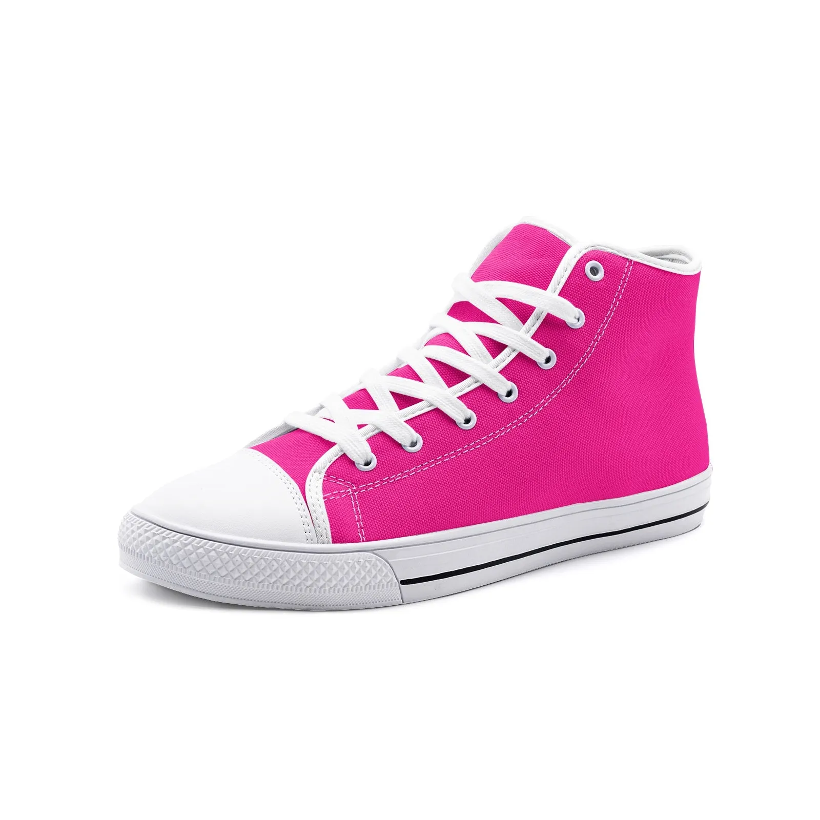 Pinky Unisex High Top Canvas Shoes
