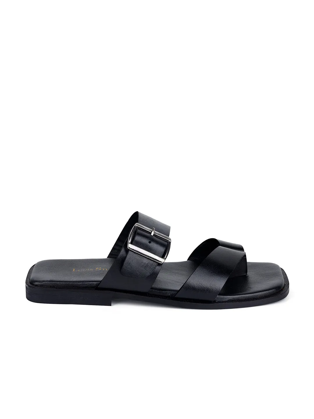 Premium Italian Crust Leather Flip-Flops