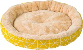 Round Donut Cuddler Round Puppy Dog Bed, Pet House Kittens Sleeping Nest Soft Self-Warming Improved Sleep Winter Warm Supplies,Universal Cat Bed Pet Mat Dog Bed Dog House Pad Round Nest Warm Pet Nest